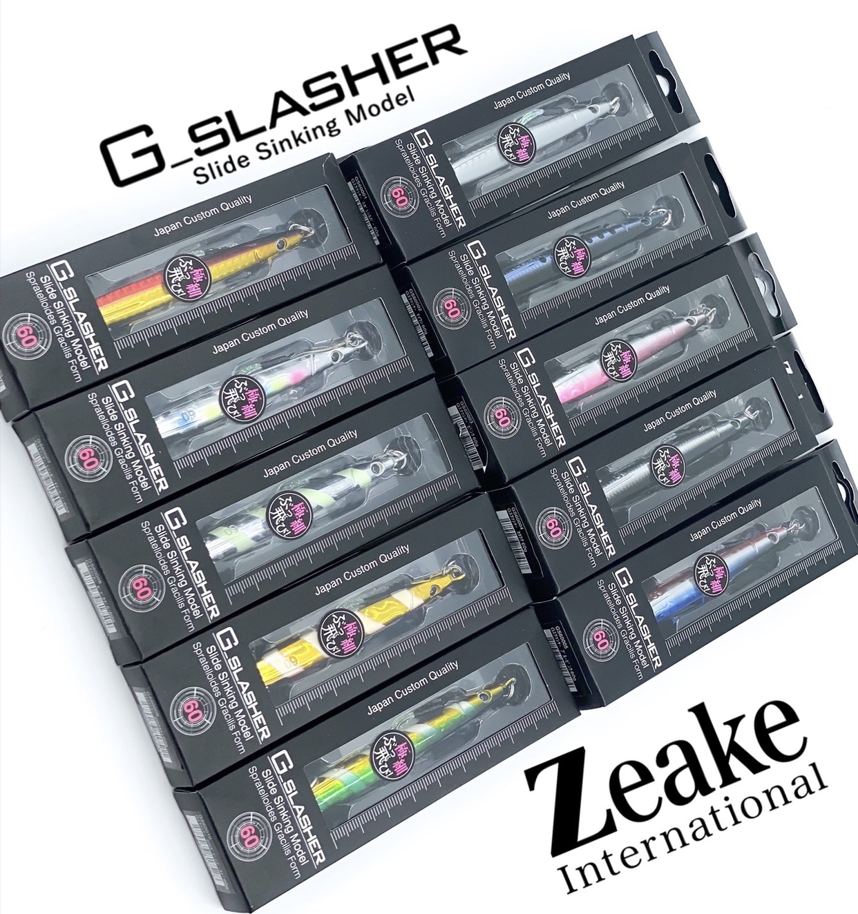 Leurre Métal Zeake G Slasher 40g - 82mm - Pour Pêche En Mer (Trevally) - Silencieux
