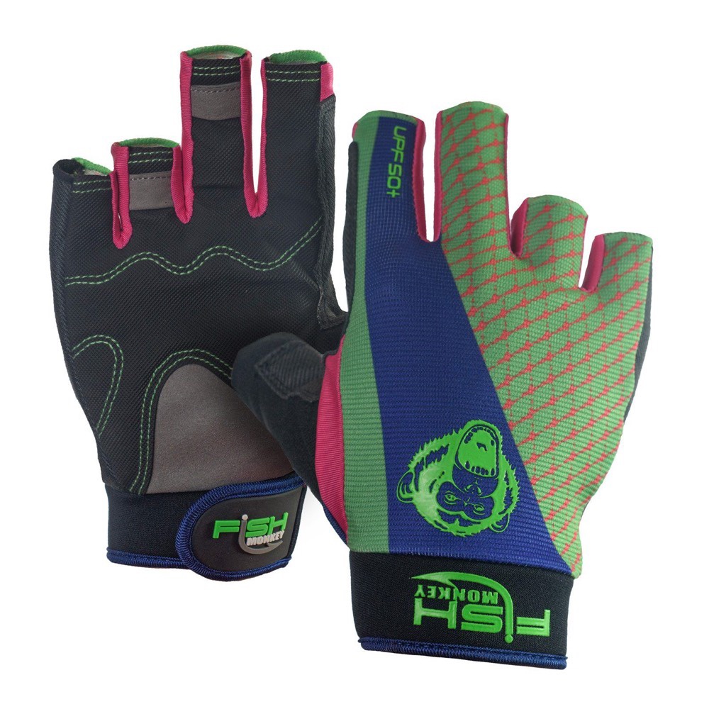 Fish Monkey FM15 The Crusher Glove L / Blue Water Camo